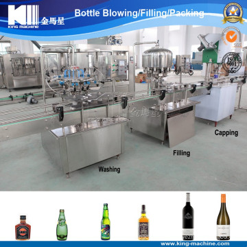 Máquina de rellenar de la botella de cristal / máquina de embalaje (RCGF)